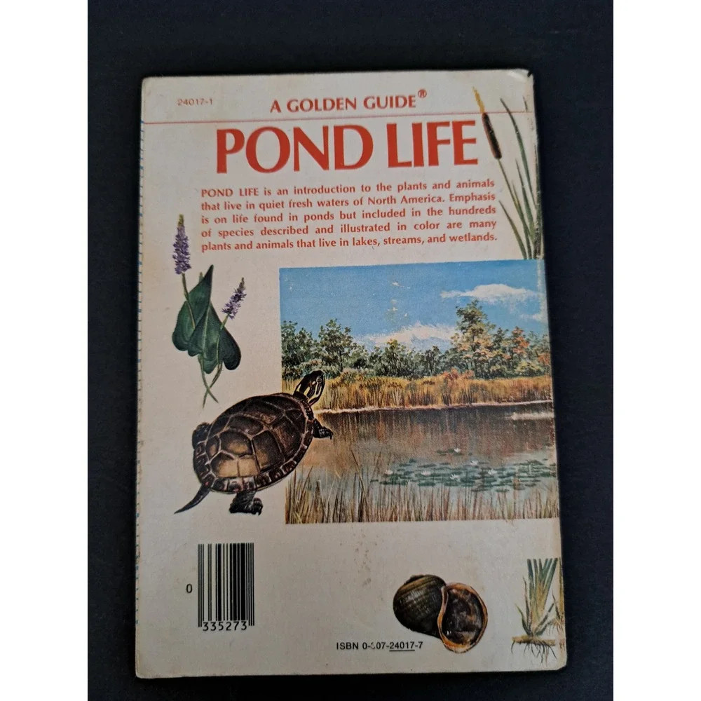 A Golden Guide Pond Life Vintage Paperback Nature Field Guide Book 24017-1
